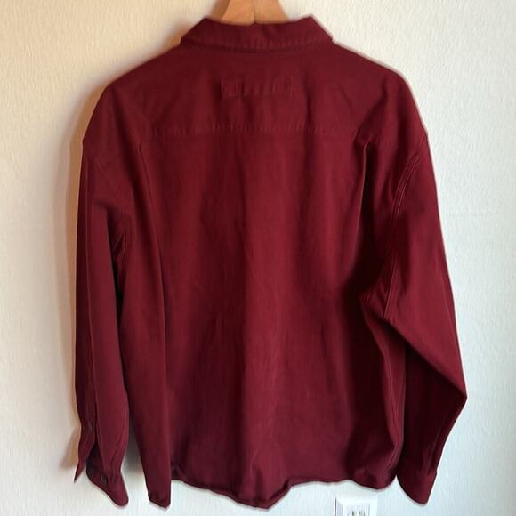 DULUTH TRADING Mens Untucked Long Sleeve Heavy Weight Button Shirt Shacket XL - Picture 7 of 9